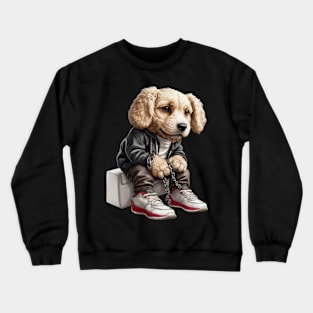 Dog Urban Street Art Crewneck Sweatshirt